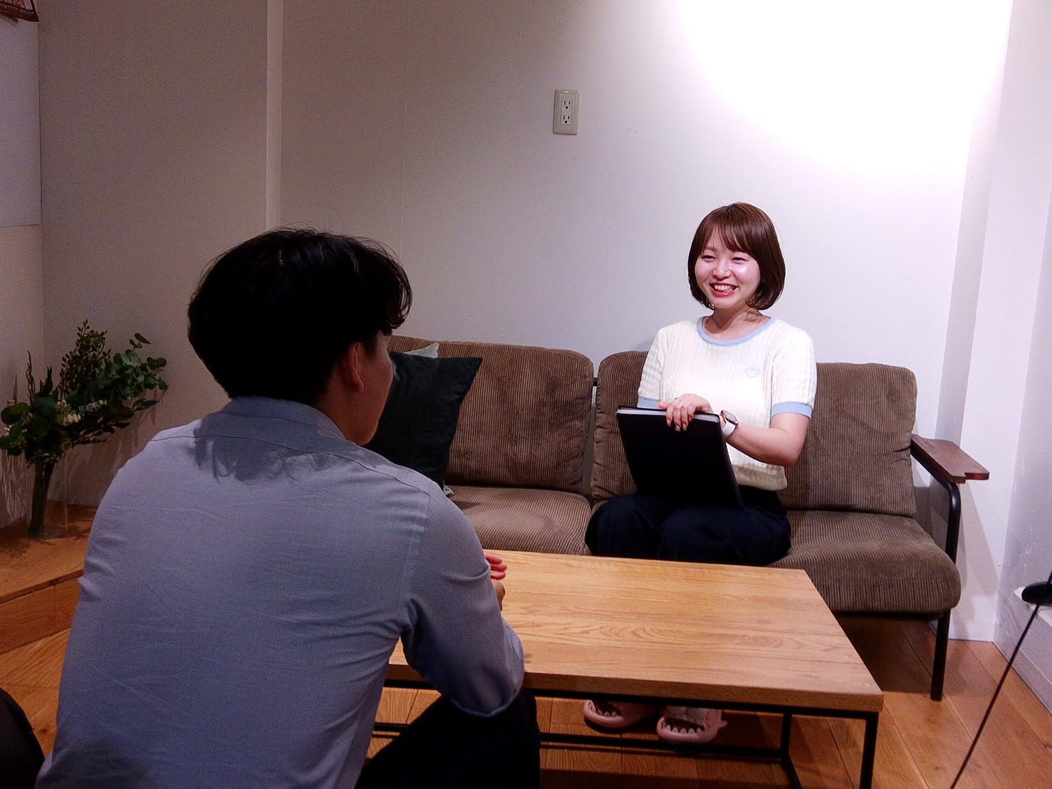 営業担当と社員の1on1面談